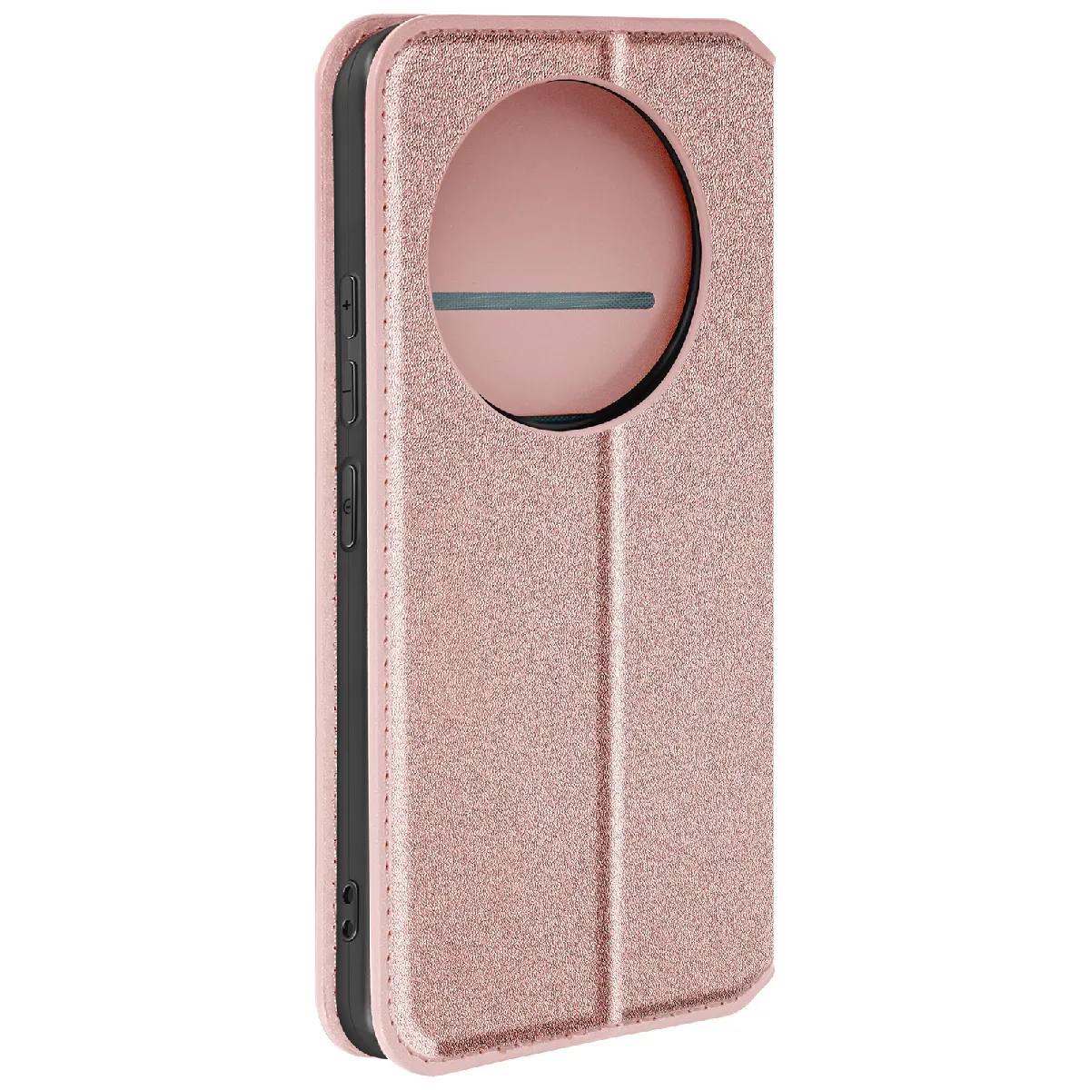 Étui Pour Honor Magic 6 Lite Porte-carte Support Vidéo Rose Champagne