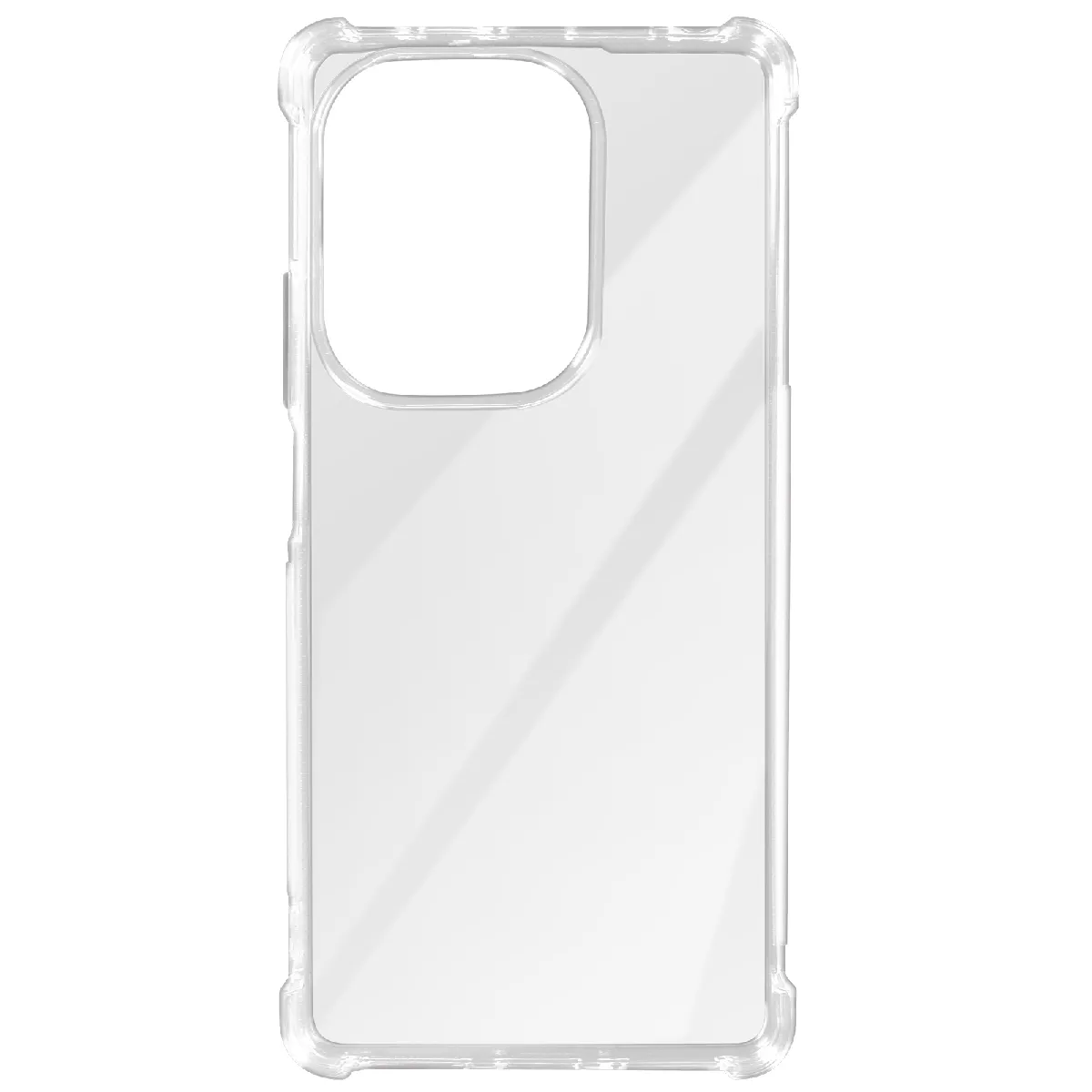 Coque Pour Xiaomi Redmi Note 13 Pro 4g Silicone Coins Bumper Antichocs Transparent