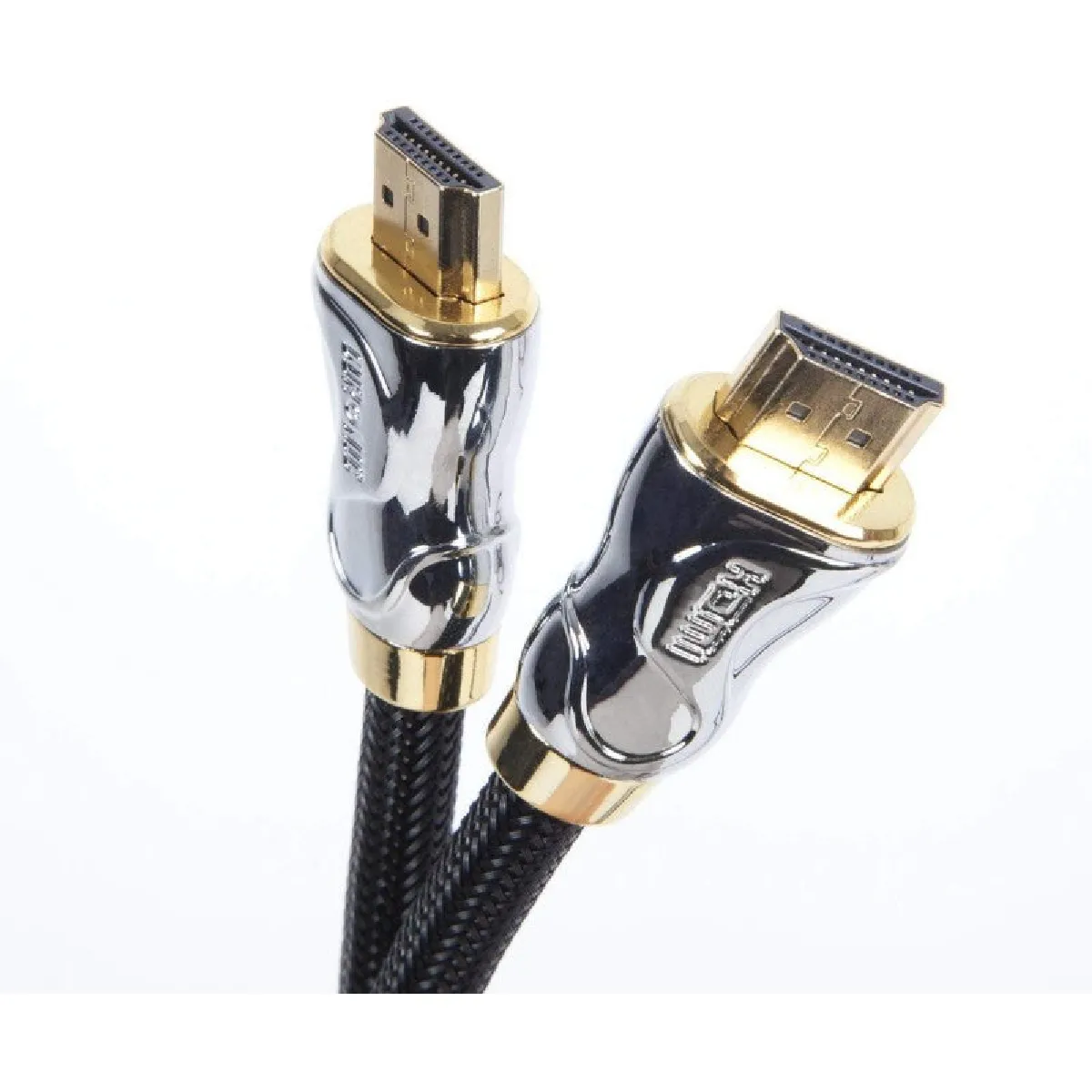Câble Hdmi & Ethernet 1m Connecteurs En Plaqué Or 24k Transmission Rapide De Signal 3d 4k 2160p Duronic Hdc04 1m
