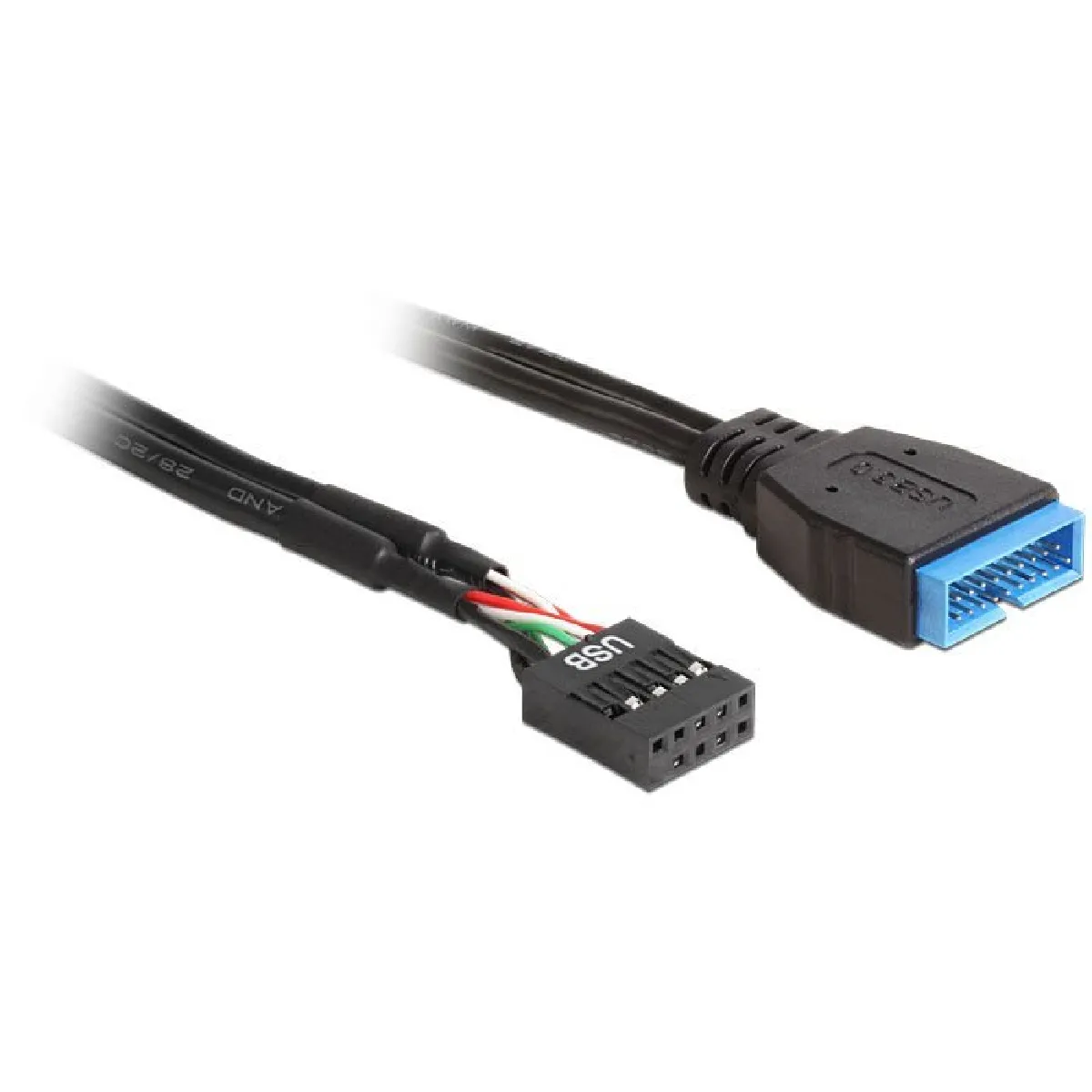Câble Usb Delock 83281 30 Cm Noir