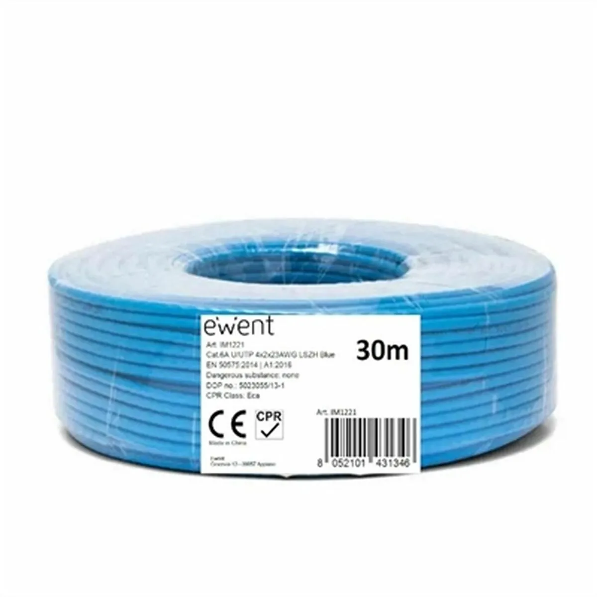 Câble Réseau Rigide Utp 6ème Catégorie Ewent Im1221 Bleu 30 M