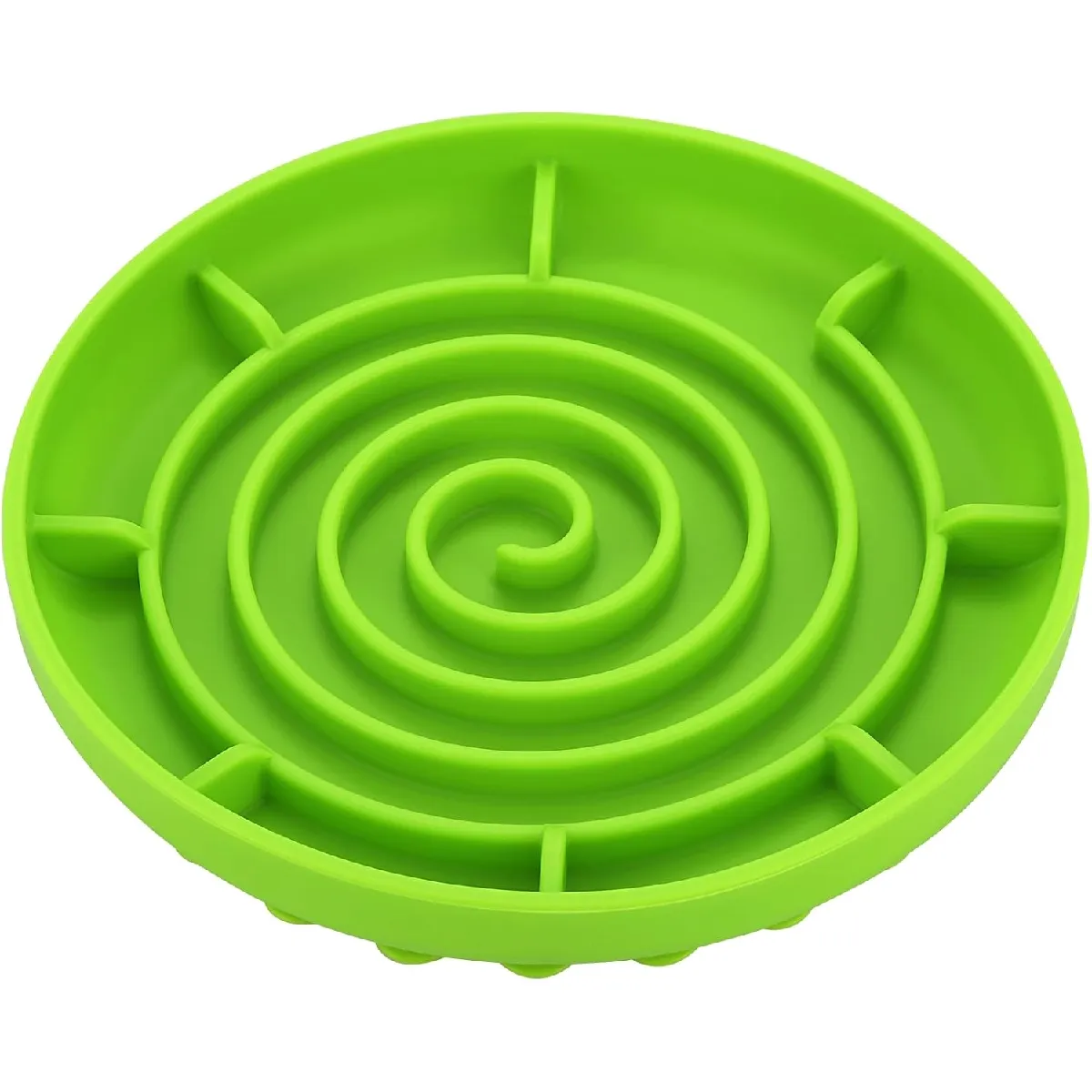 Gamelle Anti Glouton Pour Chien Taille S Vert