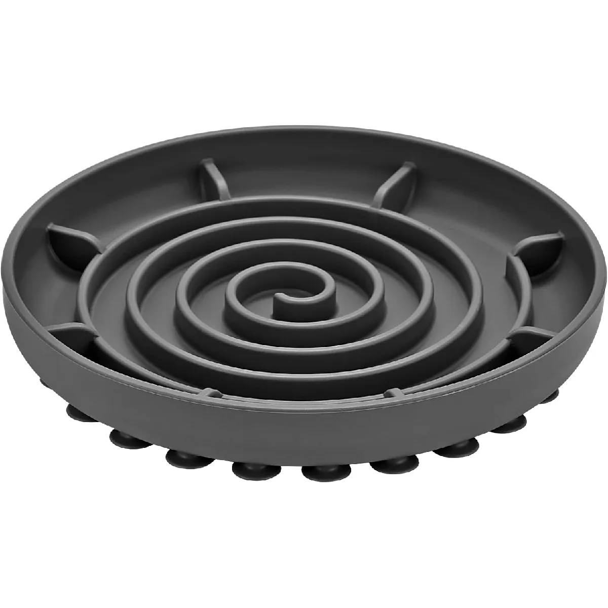 Gamelle Anti Glouton Pour Chien Taille S Gris