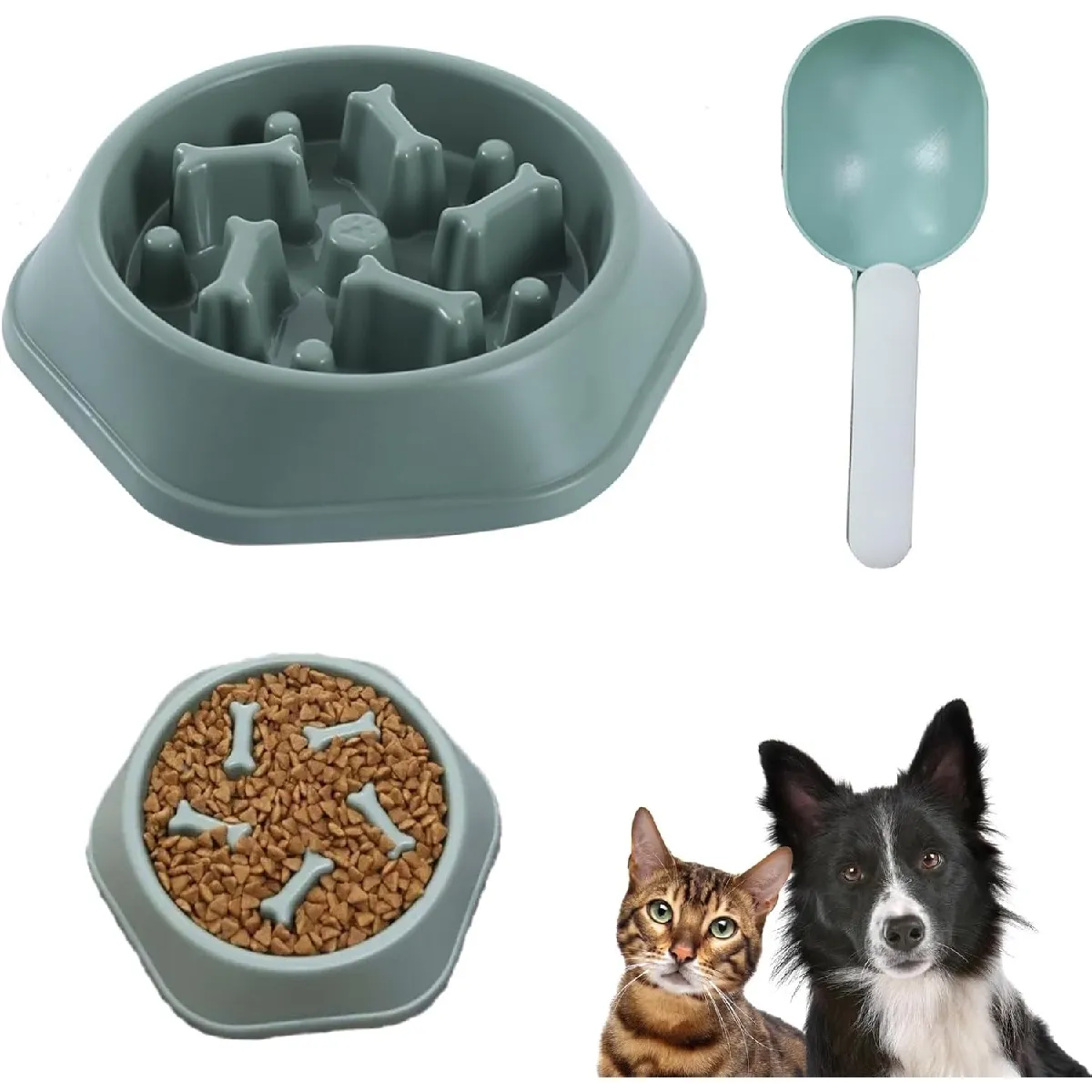 Gamelle Pour Chien À Alimentation Lente - Anti-glissement