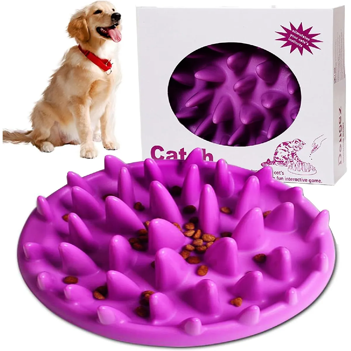 Gamelle D'Alimentation Lente Anti Ballonnements Pour Petits Chien