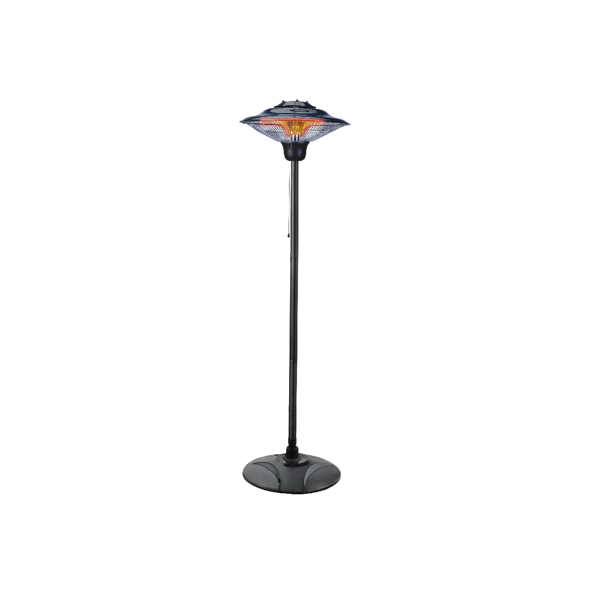 Cuisinière d'extérieur avec pied de lampadaire
