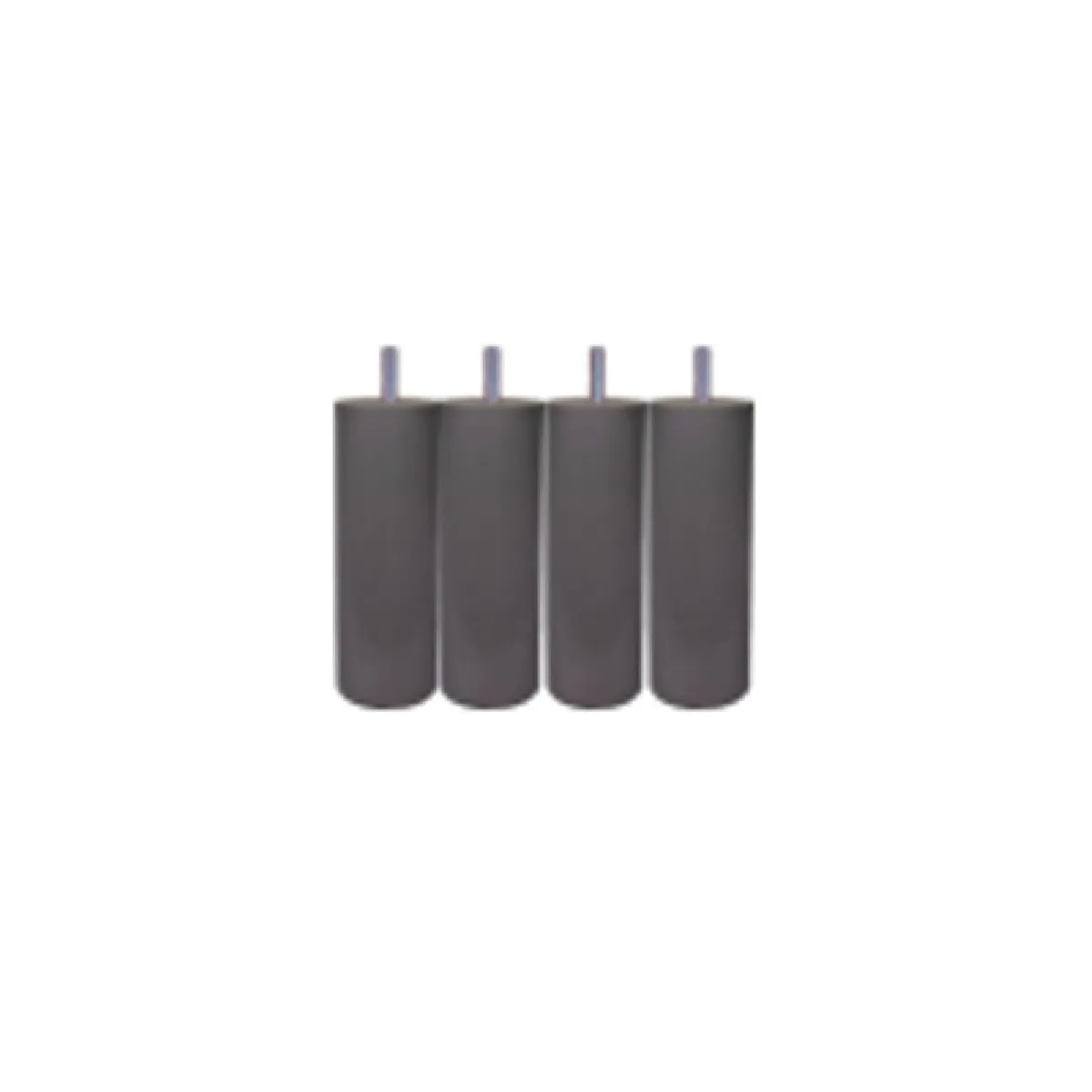 Margot Pieds de sommier - Gris anthracite