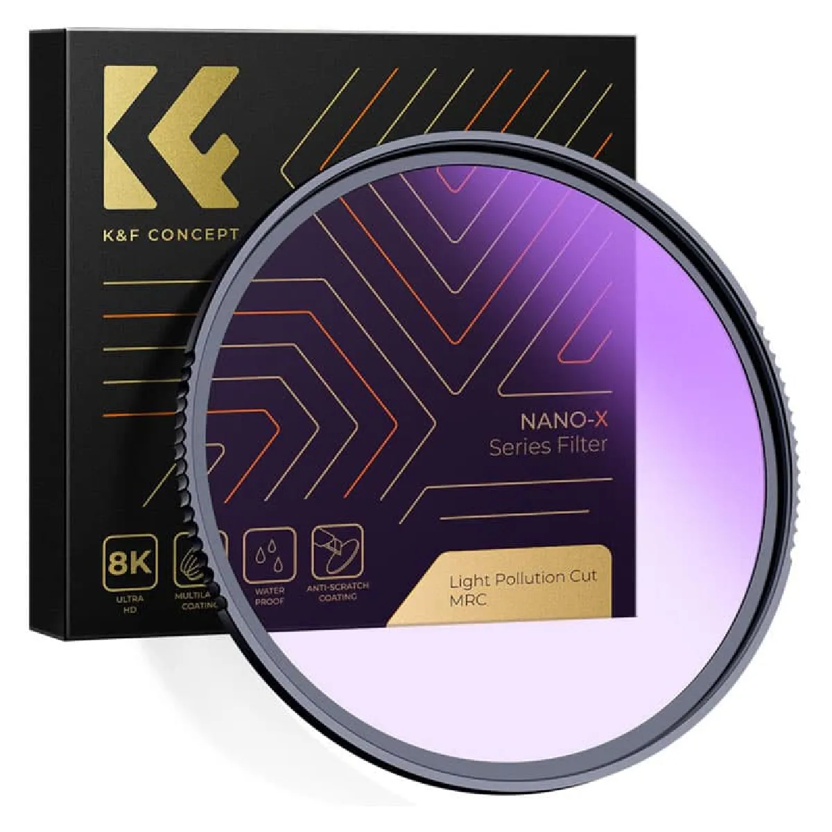 Filtre Natural Night K_f 67 Mm Optique Verre 1 Mm Aluminium
