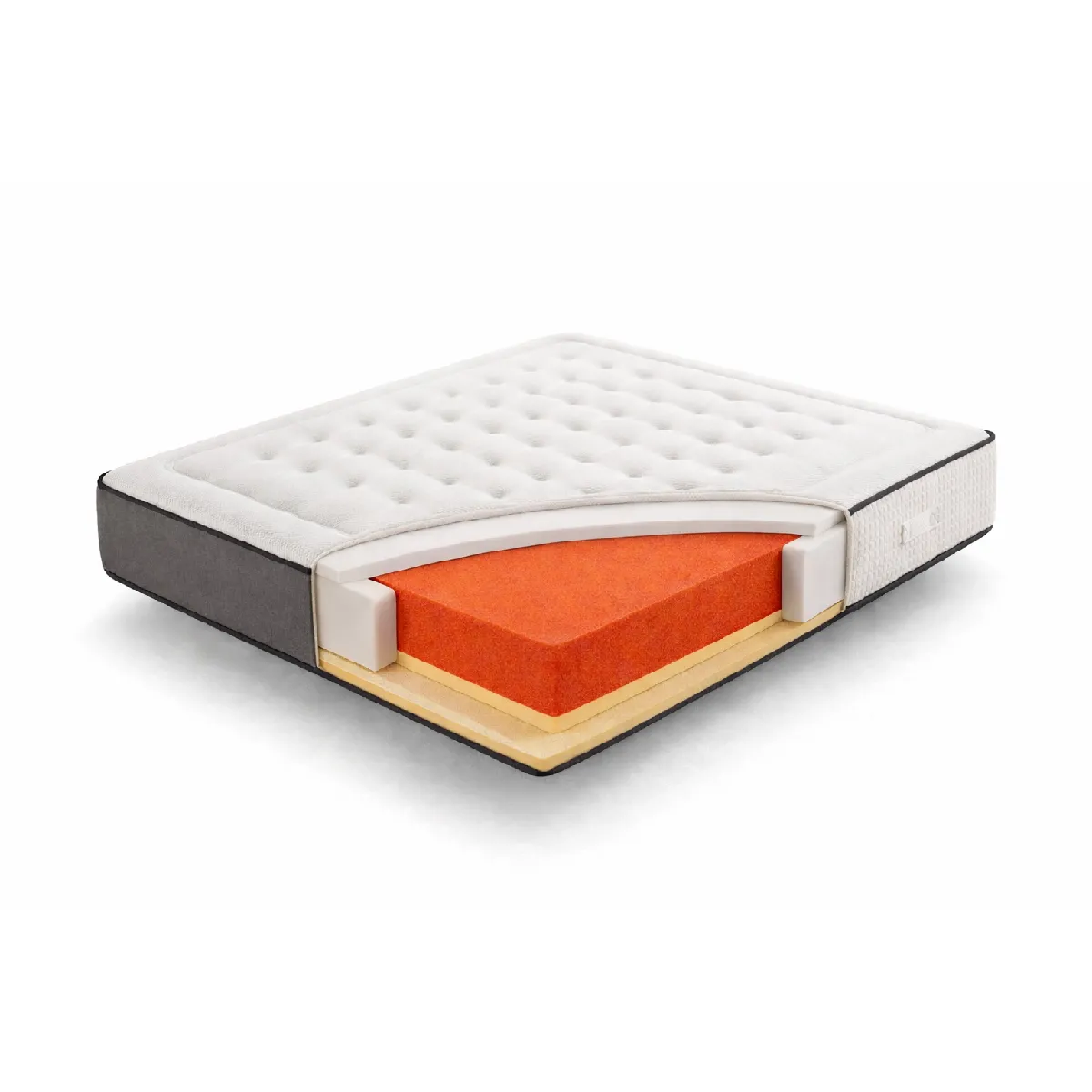 Simpur: Matelas Exclusif Sport Visco 135x190 Cm Hauteur 30cm Mousse Hr Haute Densité Fermeté 8/10