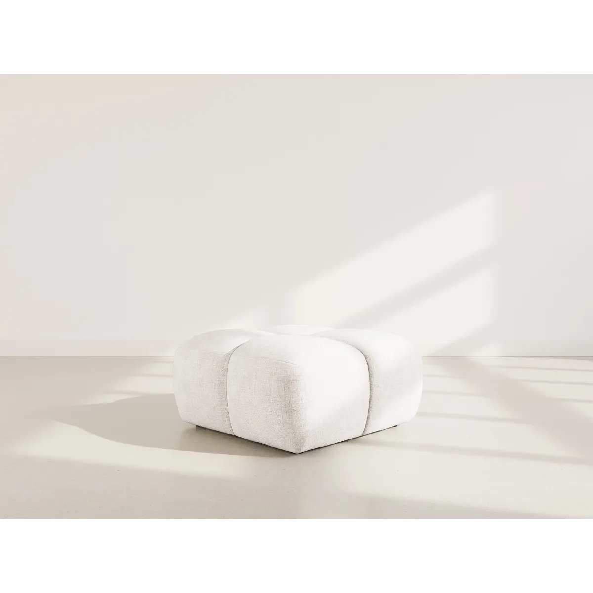 Grace - pouf en velours texturé - Lisa Design