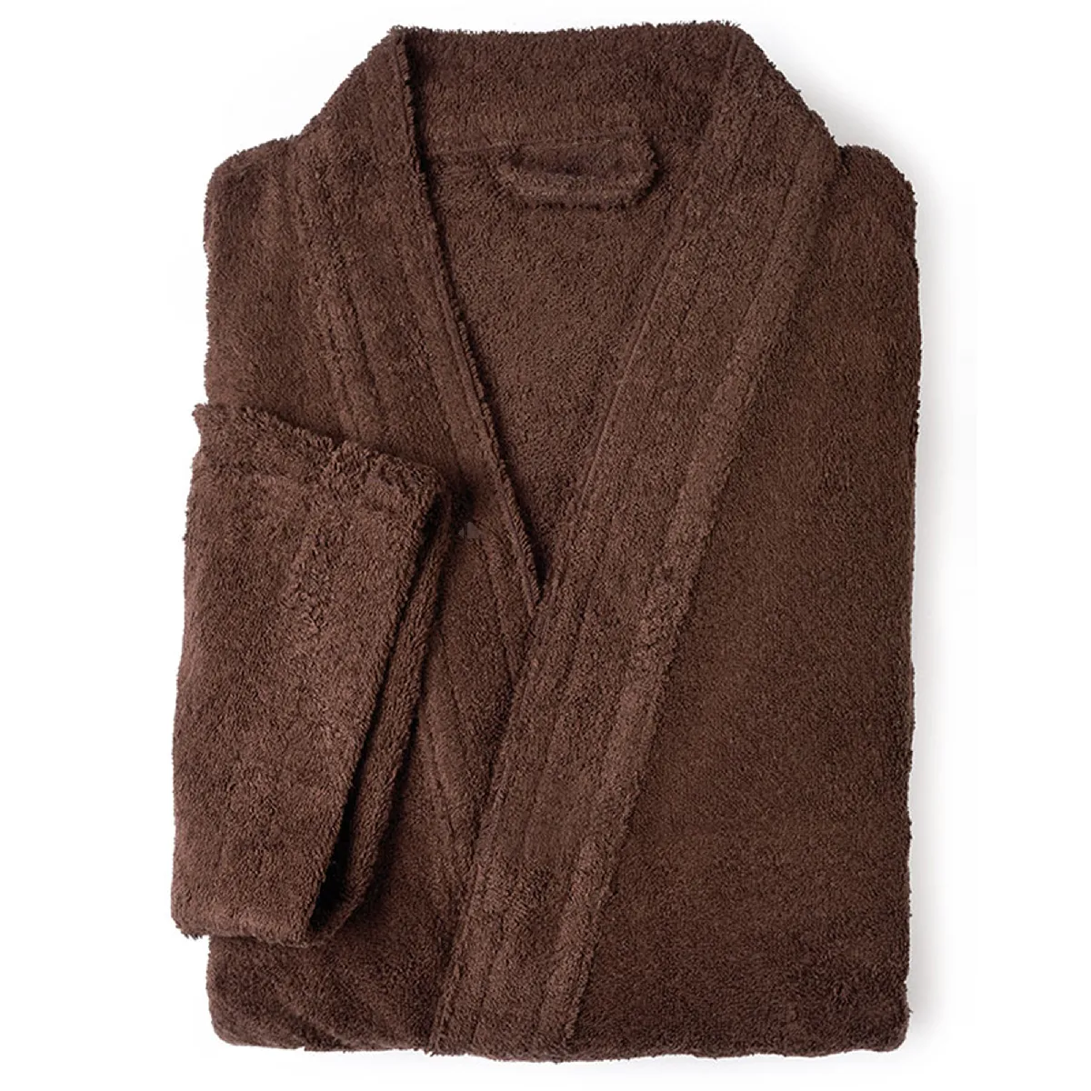 Peignoir Kimono Adulte Pure Coton S Marron
