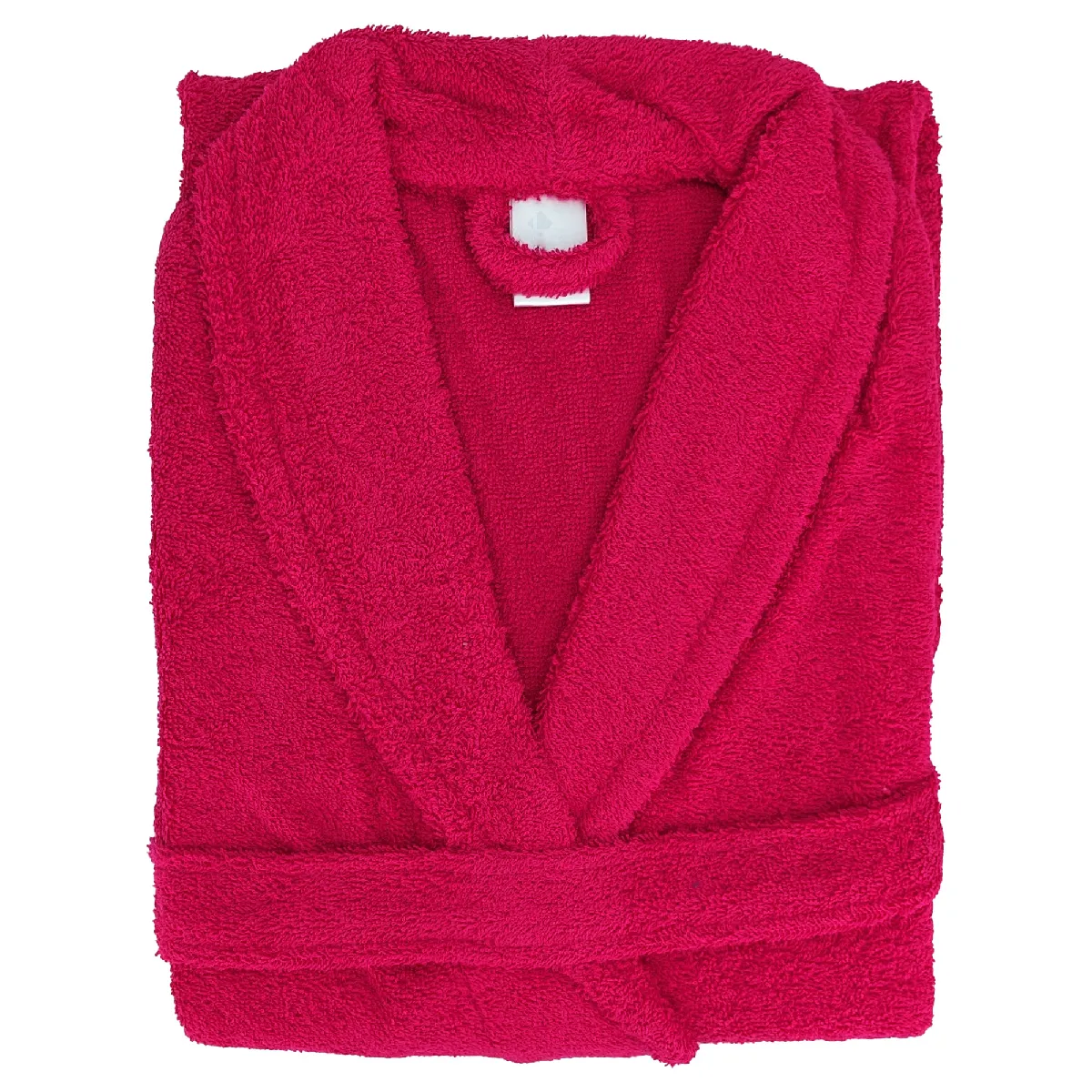 Peignoir Col Châle Adulte Alpha Coton Taille S Rose Fuchsia