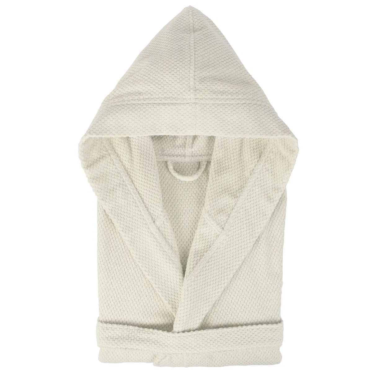 Peignoir À Capuche Adulte Dune Coton S Beige
