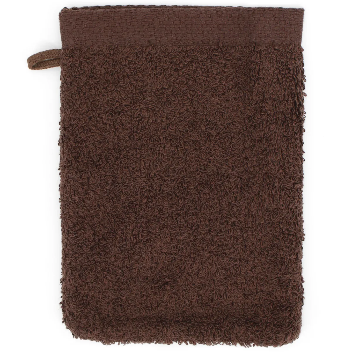 Gant De Toilette 16x21 Cm Pure Marron 550g/m2