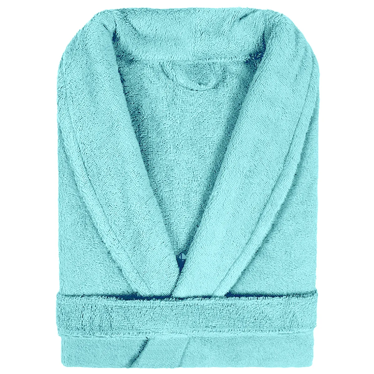 Peignoir Col Châle Adulte Pure Coton M Vert Aguaverde