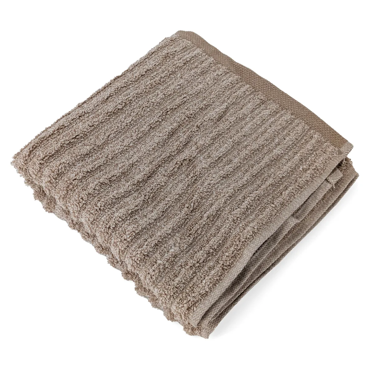 Serviette De Toilette Uni Coton 50x100 Cm Spectre Marron