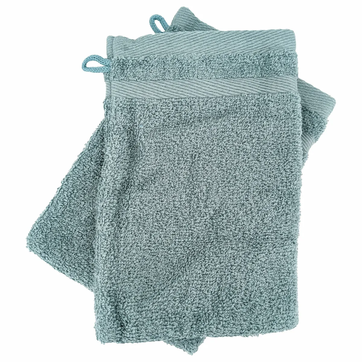 Lot De 2 Gants De Toilette 16x21 Cm Efficience Pure Olympic