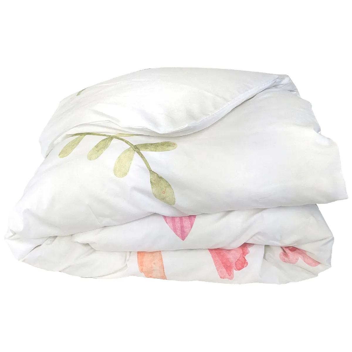Housse De Couette 140x200 Cm Percale Coton Giselle Rose
