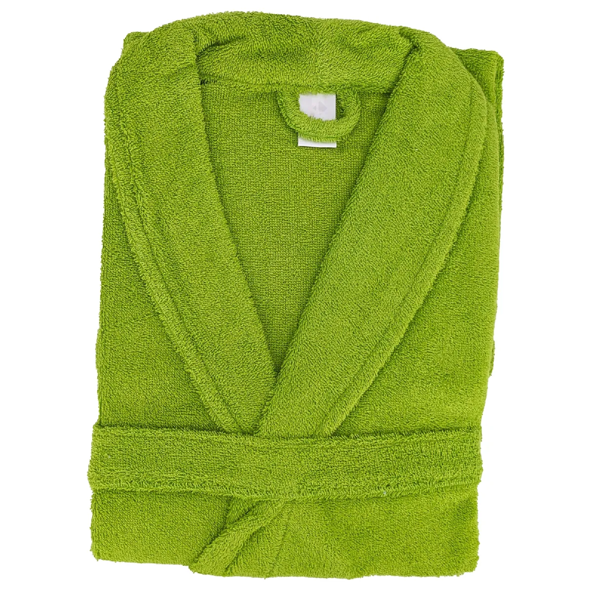 Peignoir Col Châle Adulte Alpha Coton Taille S Vert Pistache