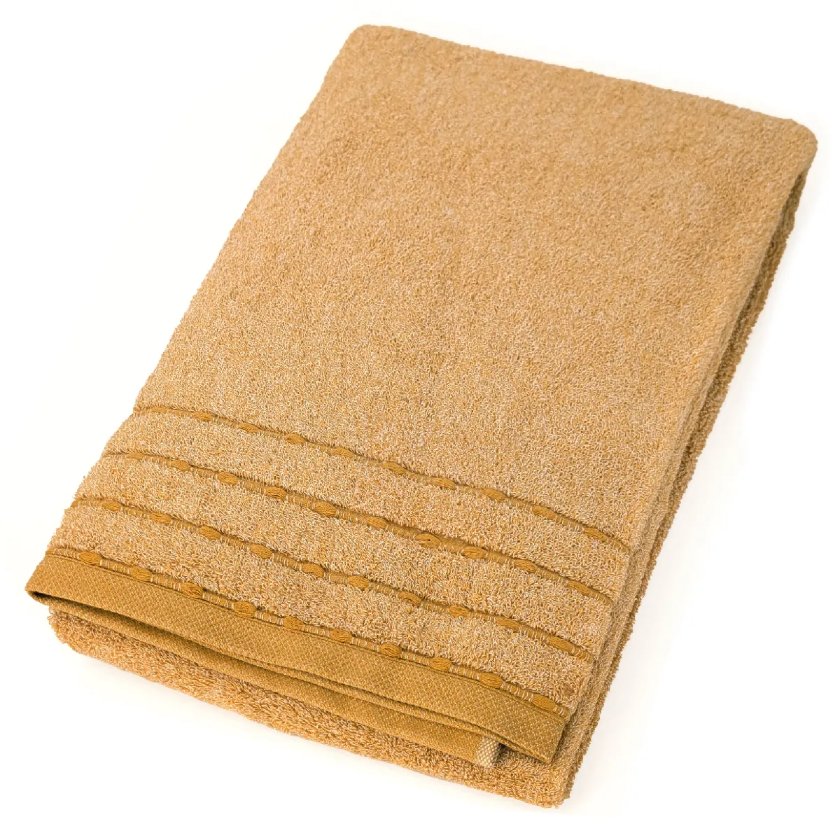 Drap De Douche Coton 500 G/m² 70x140cm Vivid Jaune Miel