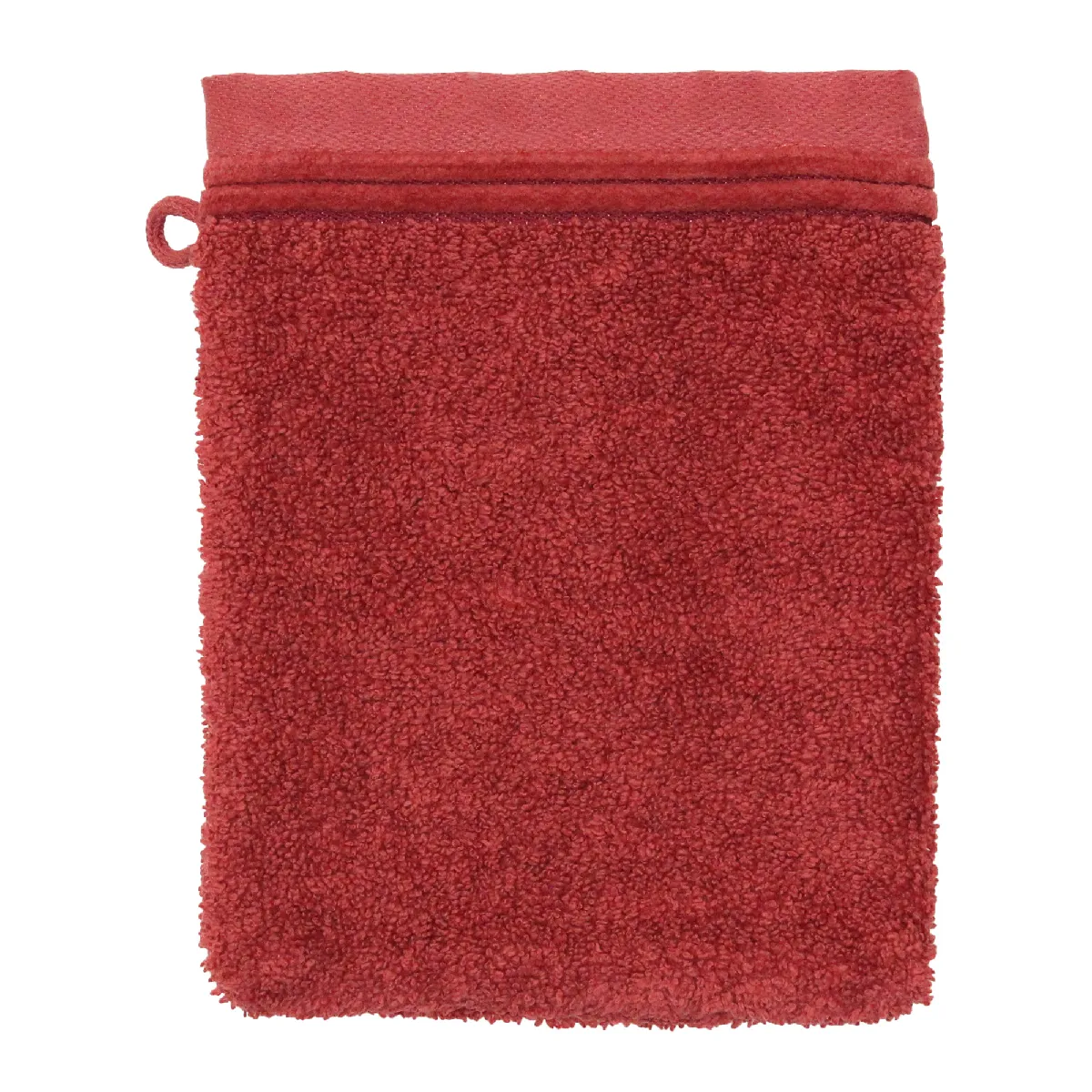 Gant De Toilette 16x21 Cm Juliet Rouge Terracota 520g/m2