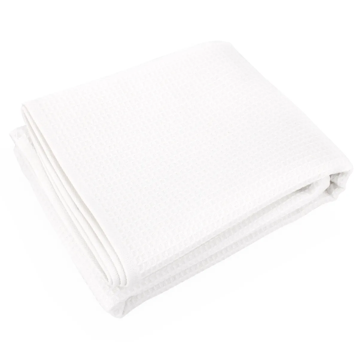 Linnea Pure Waffle Blanc Coton 70 X 140 Cm 1 Pièce(s)