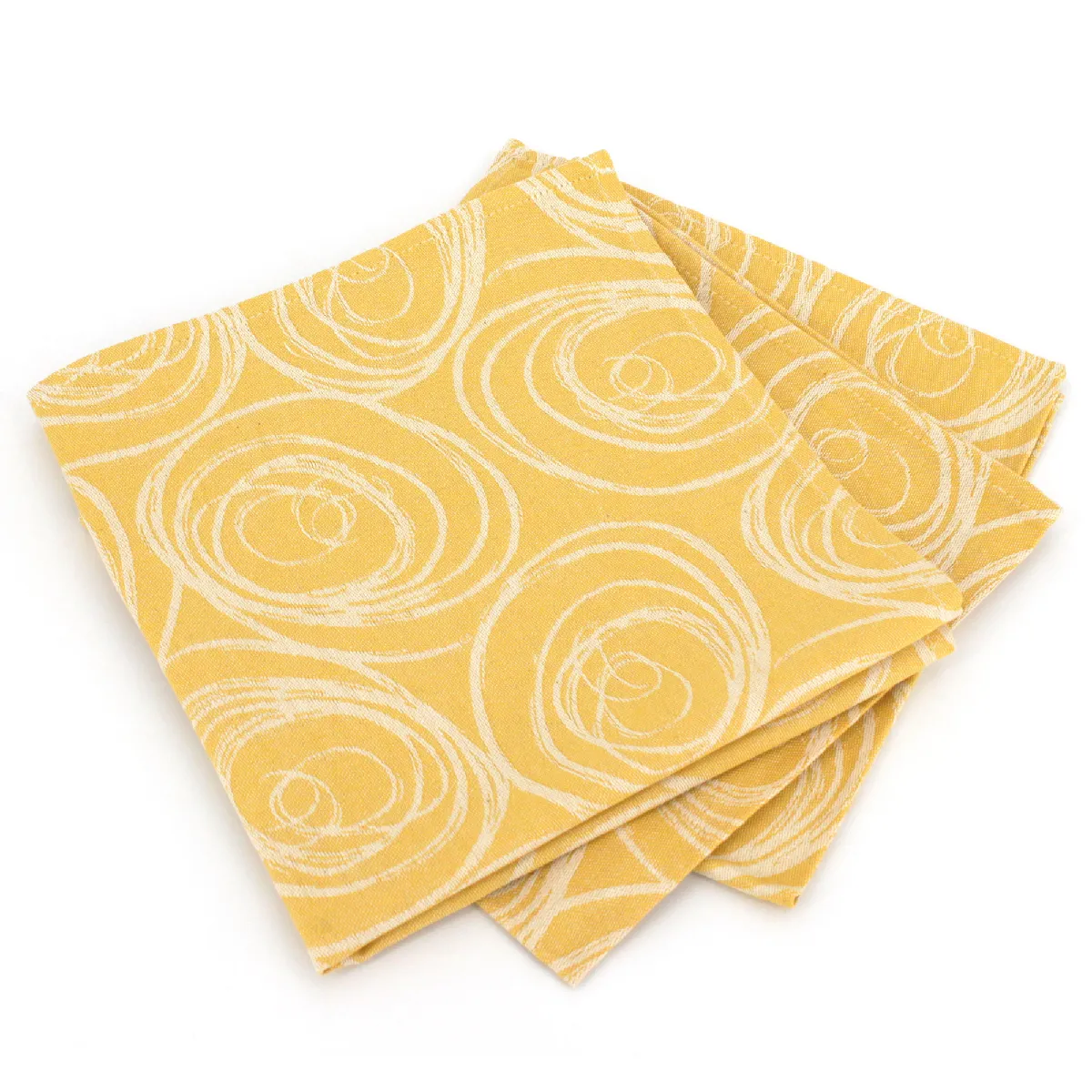 Linnea Spirale 3 Pièce(s) Jaune Coton