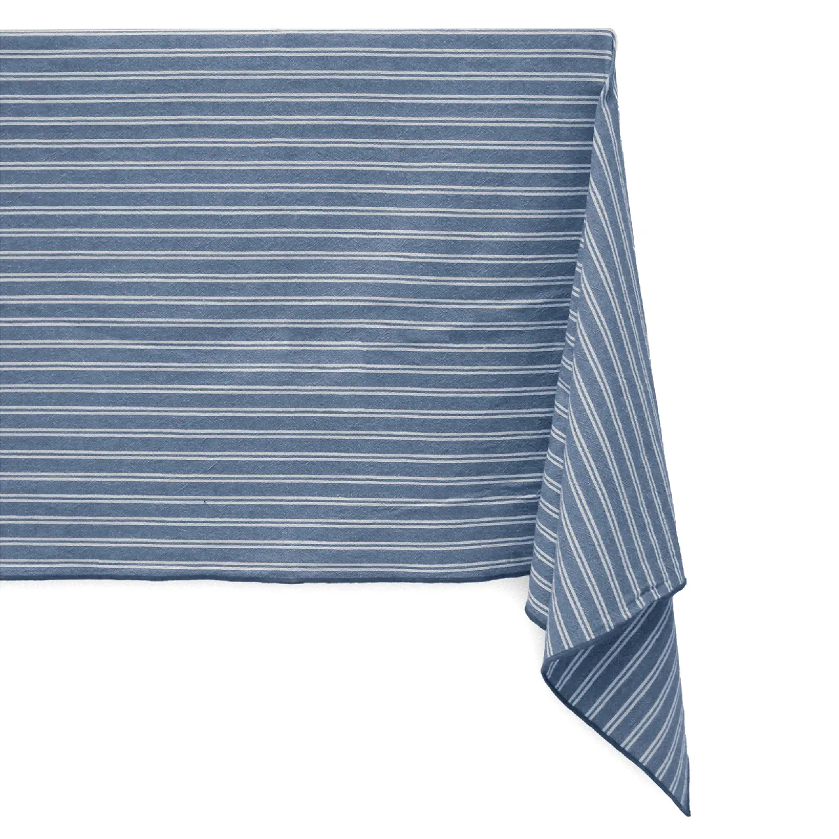 Nappe Carré 160x160 Cm Coton Lili Bleu Marine