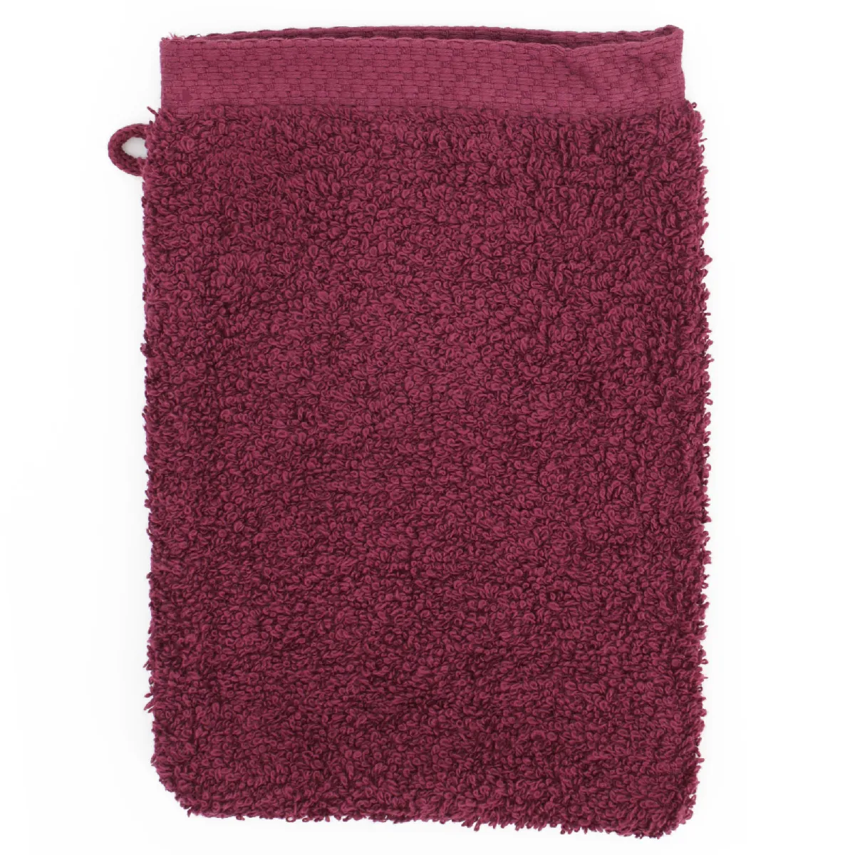 Gant De Toilette 16x21 Cm Pure Bordeaux 550g/m2