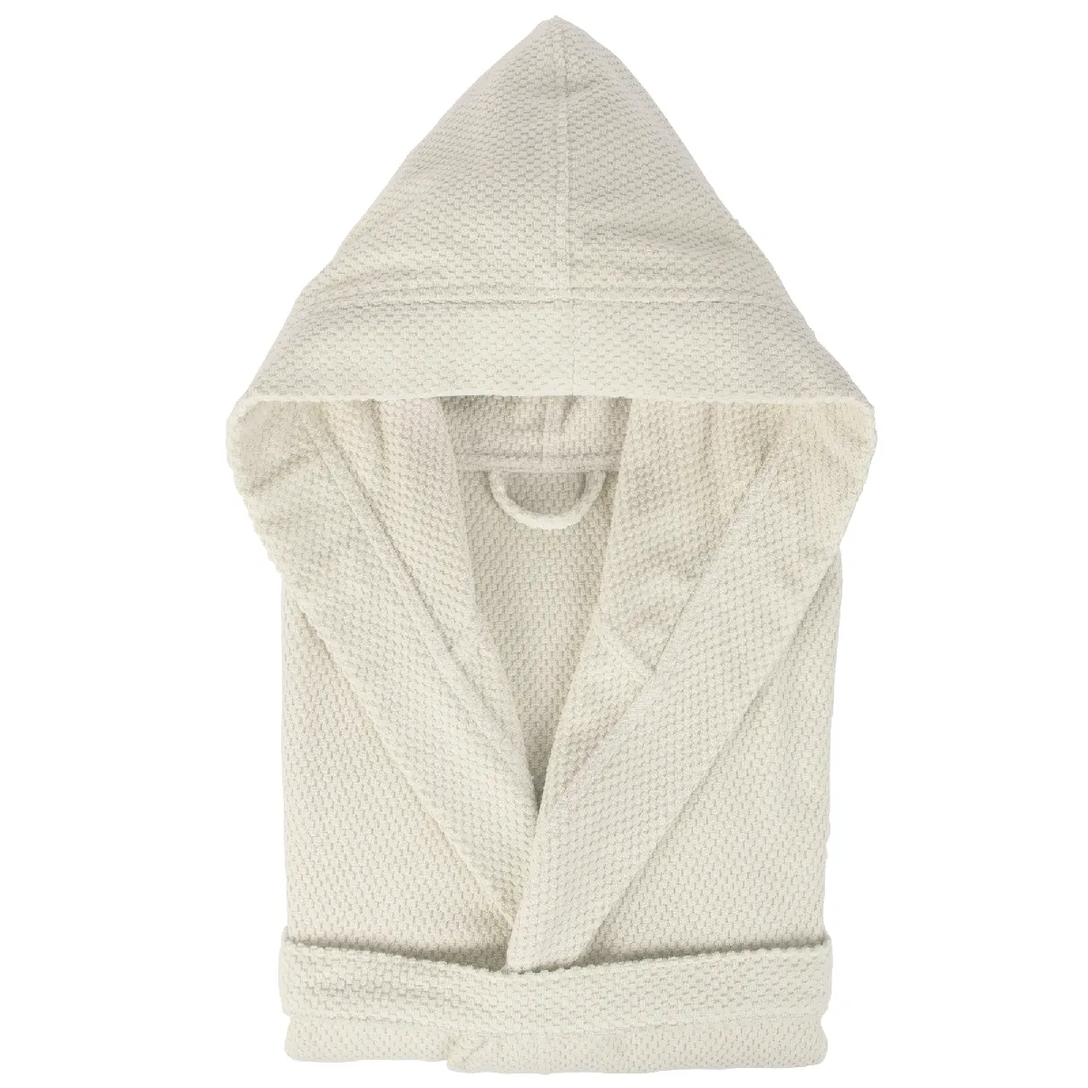 Peignoir À Capuche Adulte Dune Coton M Beige