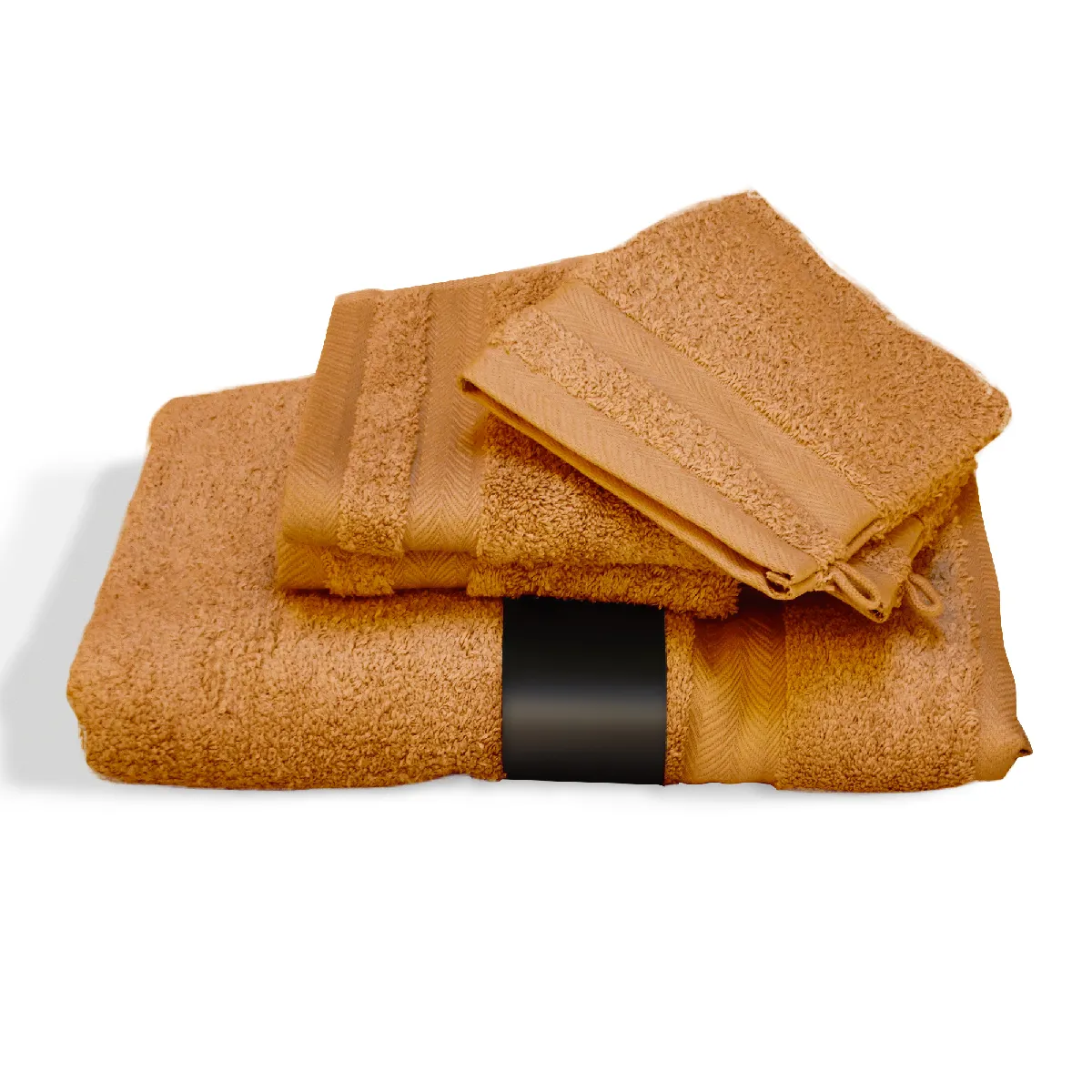Parure De Bain 5 Pièces Royal Cresent Miel 650g/m2