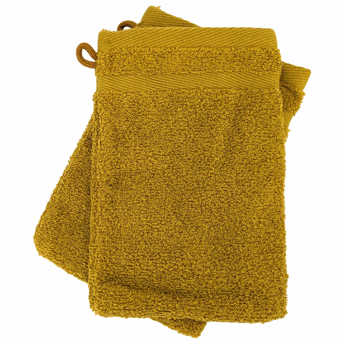 Lot De 2 Gants De Toilette 16x21 Cm Efficience Pure Mimbre