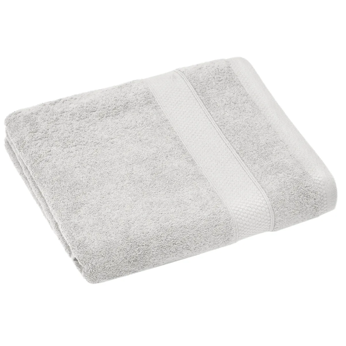 Drap De Douche Coton 550g/m2 70x130 Cm Naïa Blanc Craie