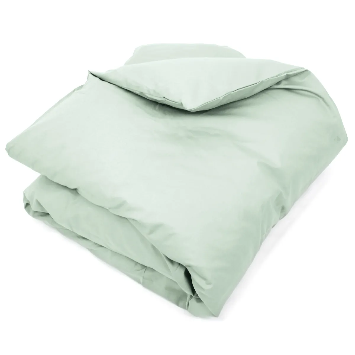 Housse De Couette Uni 280x240 Cm Coton Alto Vert Fleur D'amandier
