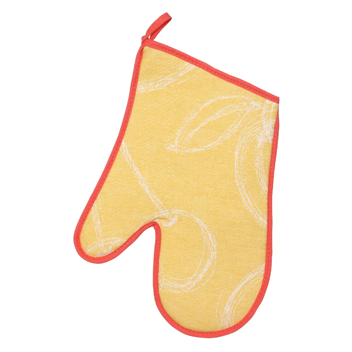 Gant De Cuisine 20x30 Cm Matelassé Coton Line Orange