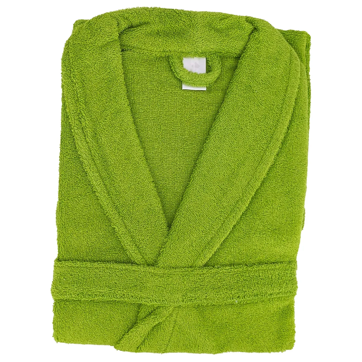 Peignoir Col Châle Adulte Alpha Coton Taille M Vert Pistache