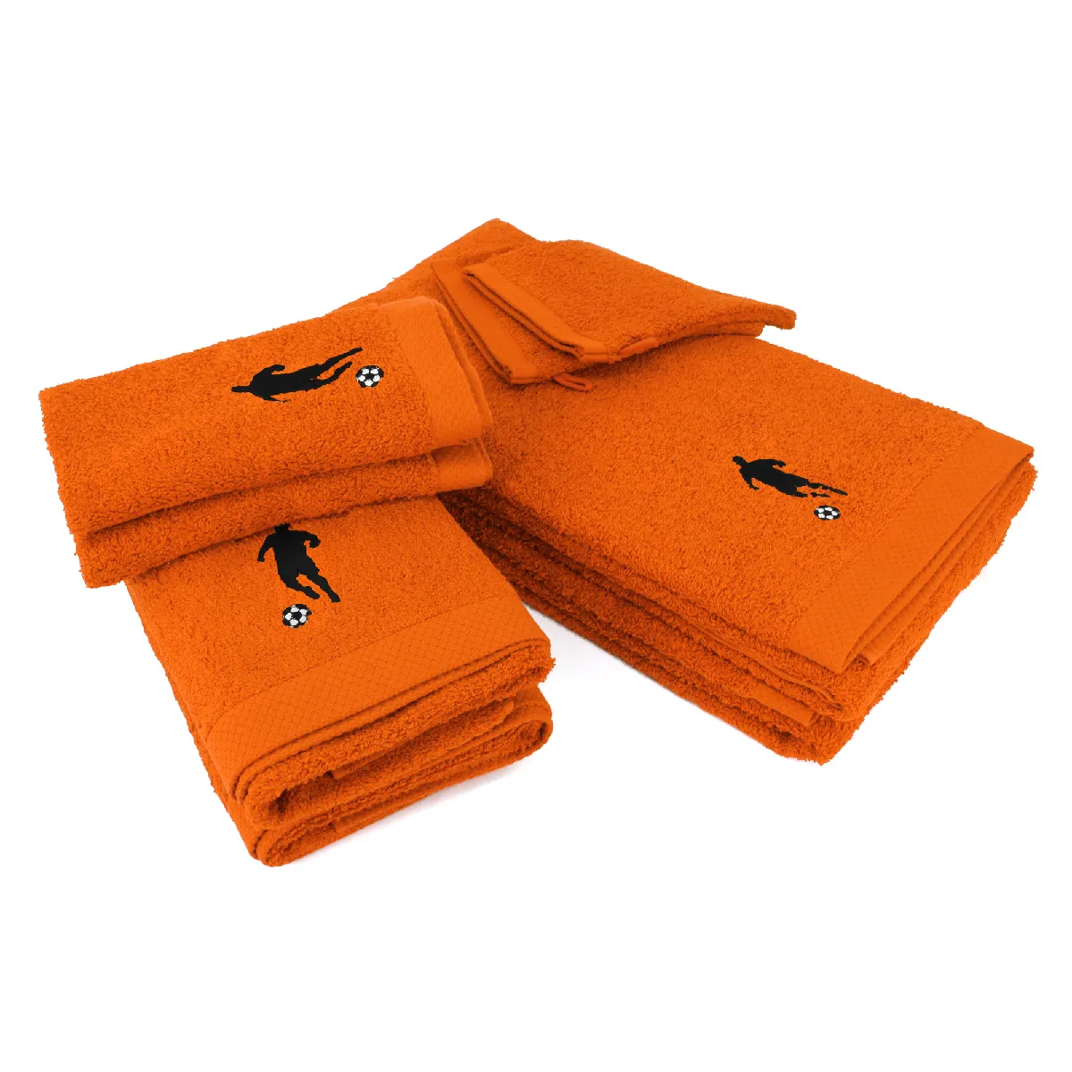Linnea Pure Football Orange Coton 8 Pièce(s)
