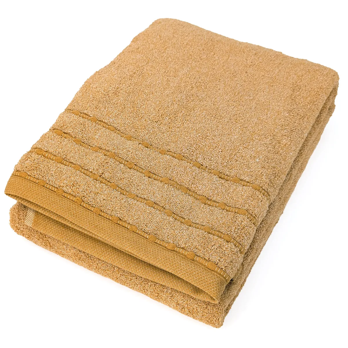 Drap De Bain En Coton 500 G/m² 100x150cm Vivid Jaune Miel