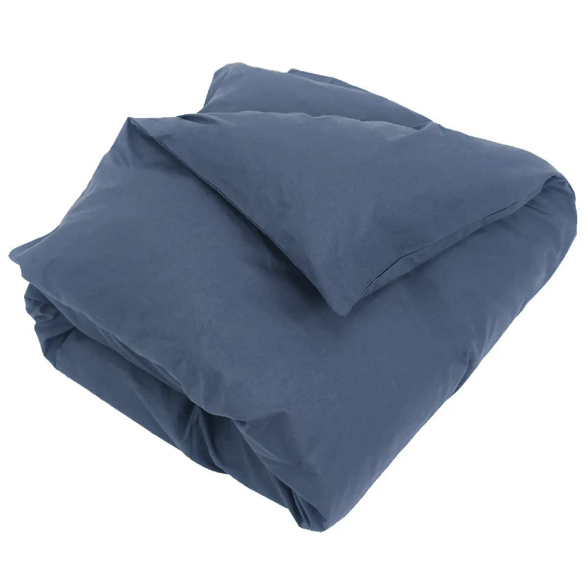 Linnea Alto Housse De Couette Bleu Coton 240 X 220 Cm