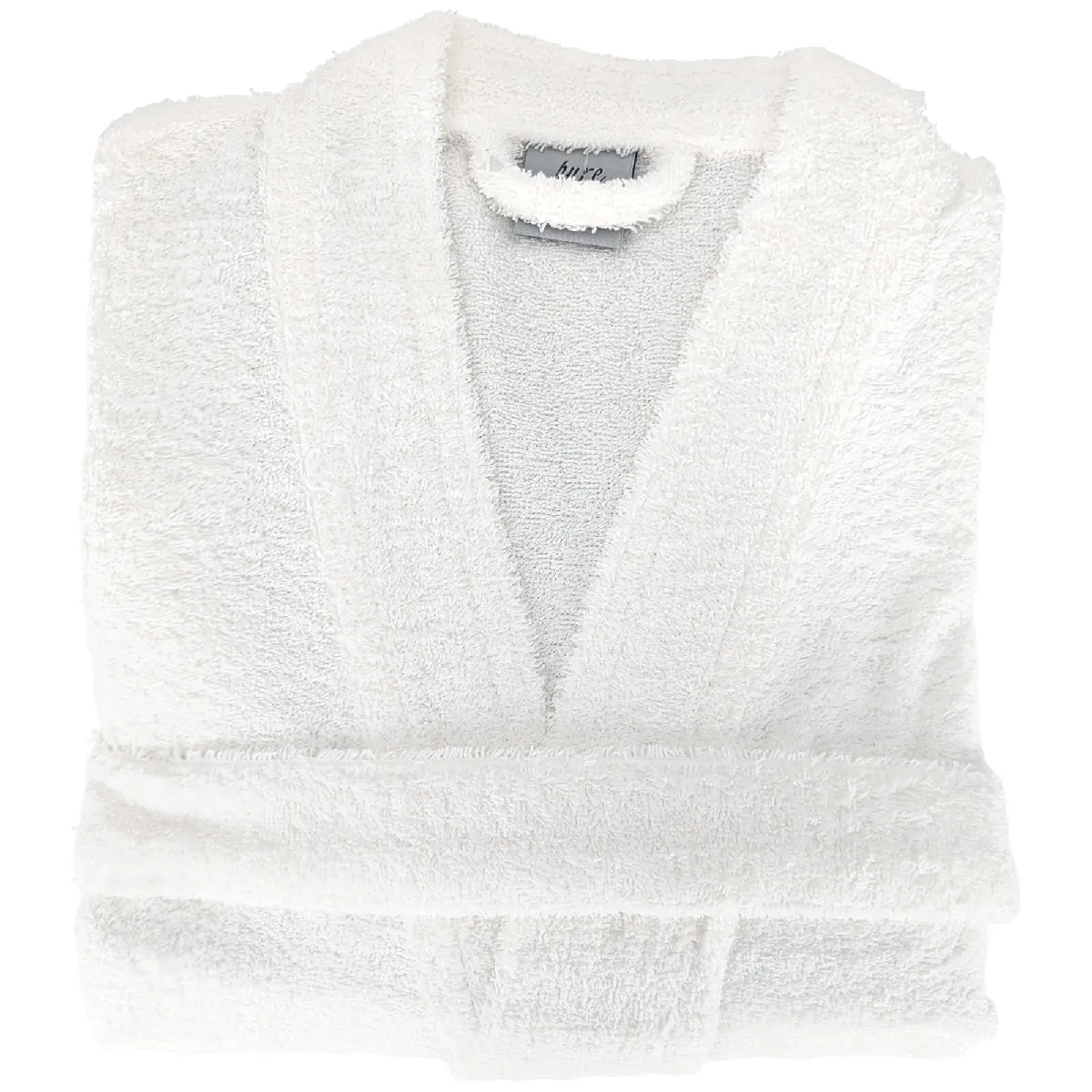 Peignoir Kimono Adulte Pure Coton S Blanc