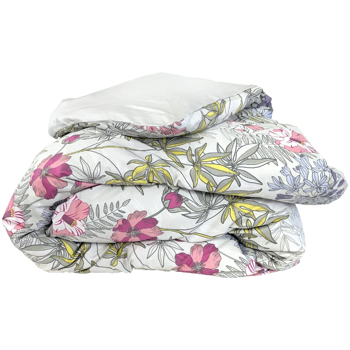 Housse De Couette 280x240 Cm Satin De Coton Anaïs Multicolore
