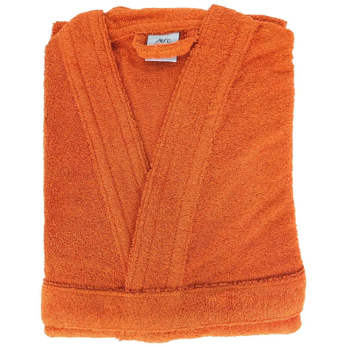 Peignoir Kimono Adulte Pure Coton S Orange Butane