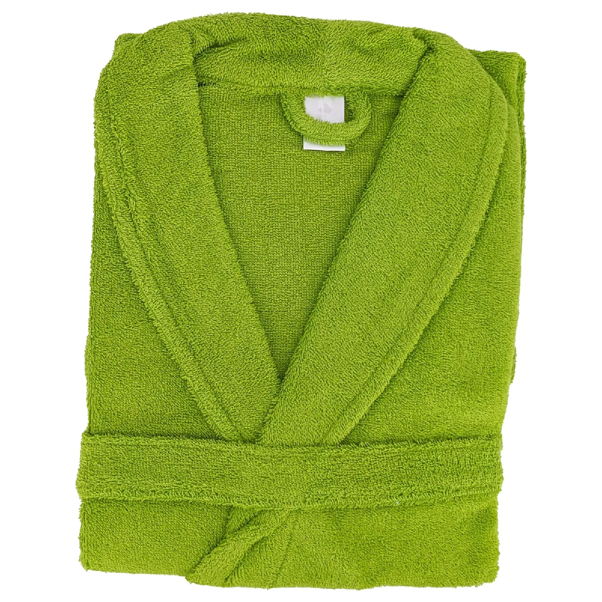Peignoir Col Châle Adulte Alpha Coton Taille Xl Vert Pistache