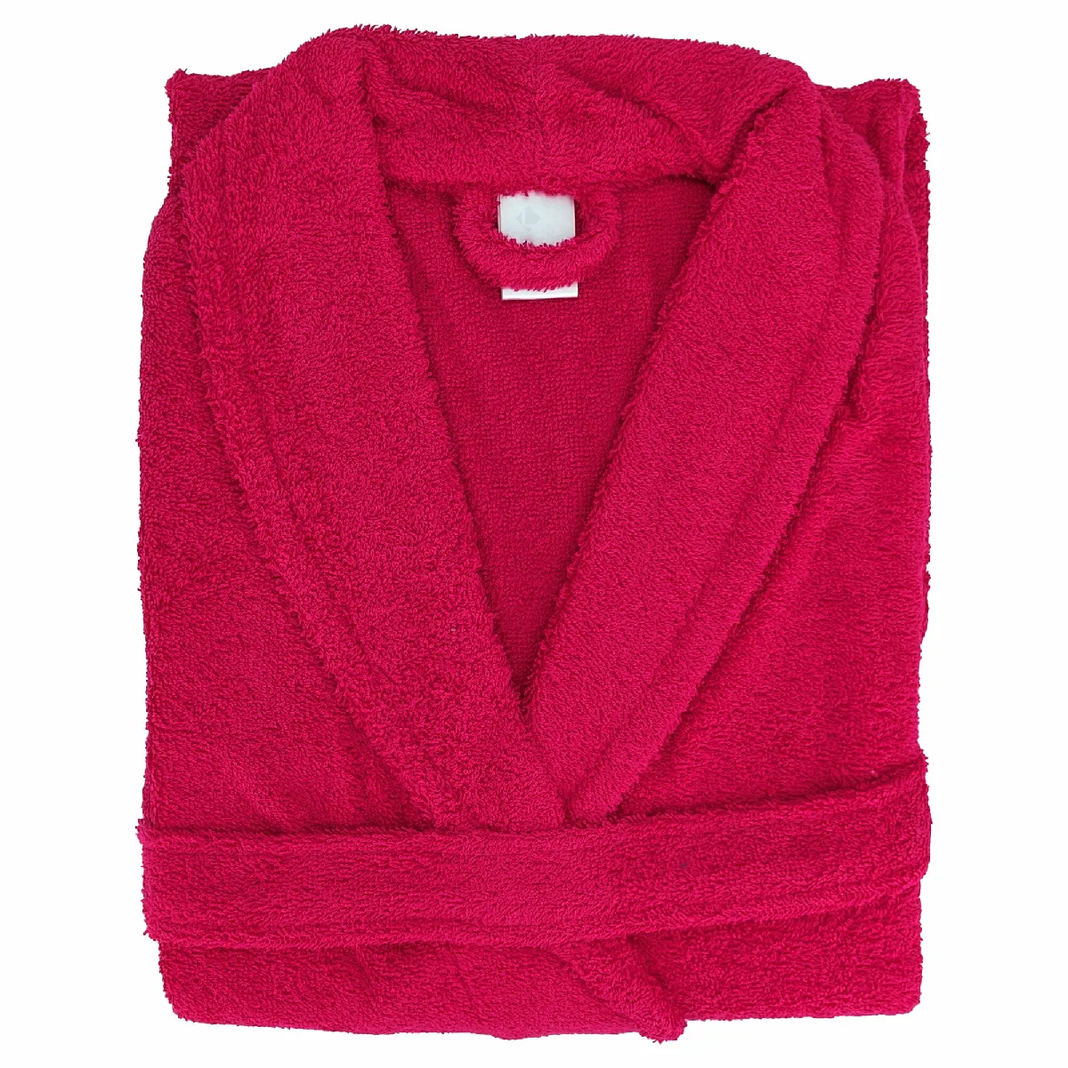 Peignoir Col Châle Adulte Alpha Coton Taille M Rose Fuchsia