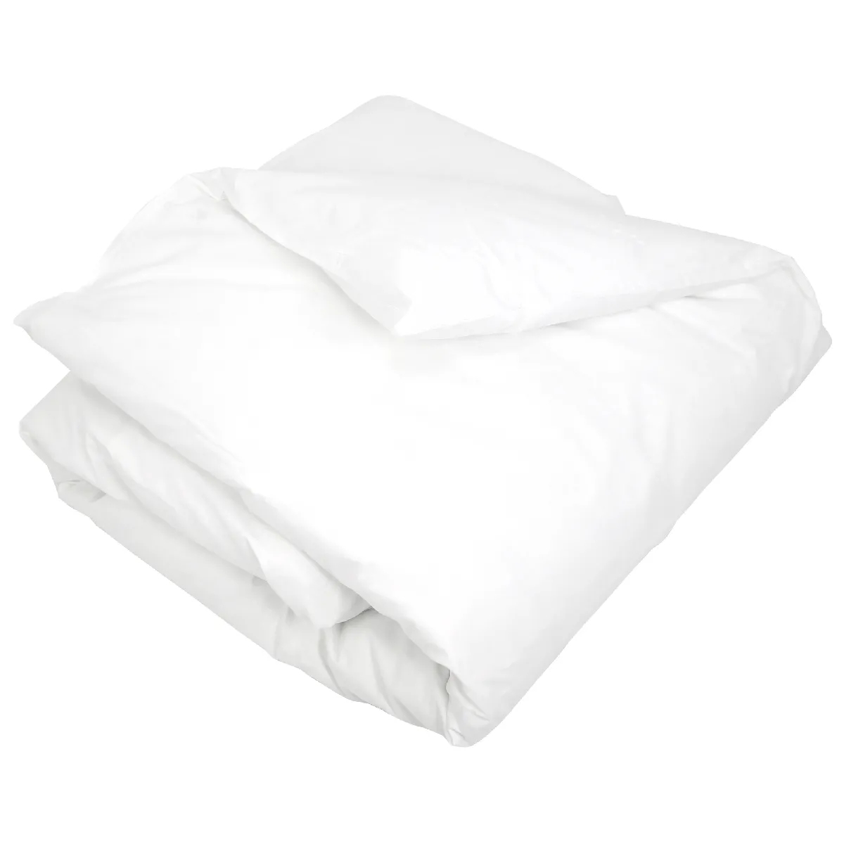 Housse De Couette Uni 140x200 Cm Coton Alto Blanc