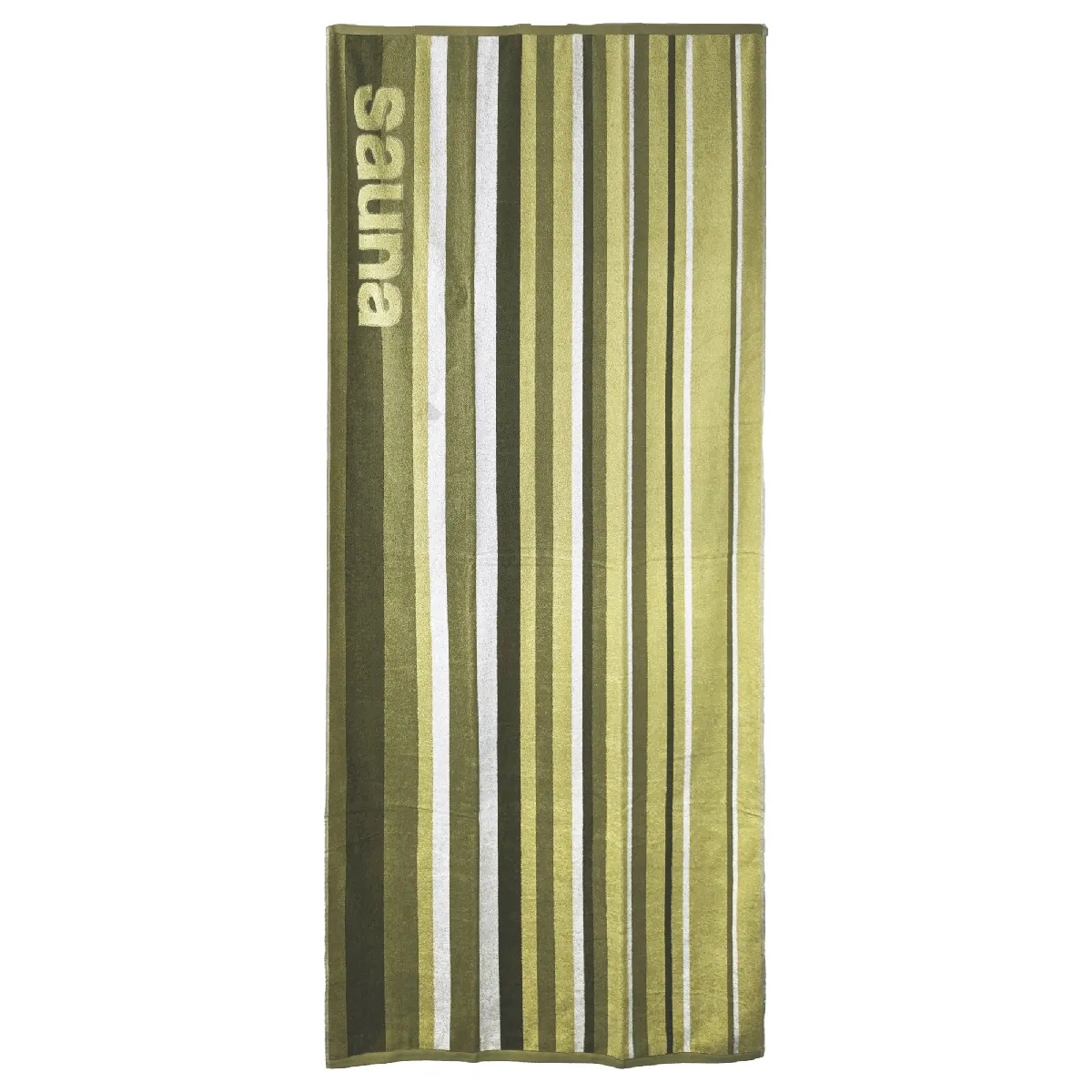Drap De Bain 85x200 Cm Collection Sauna Efficience Minuscule Vert