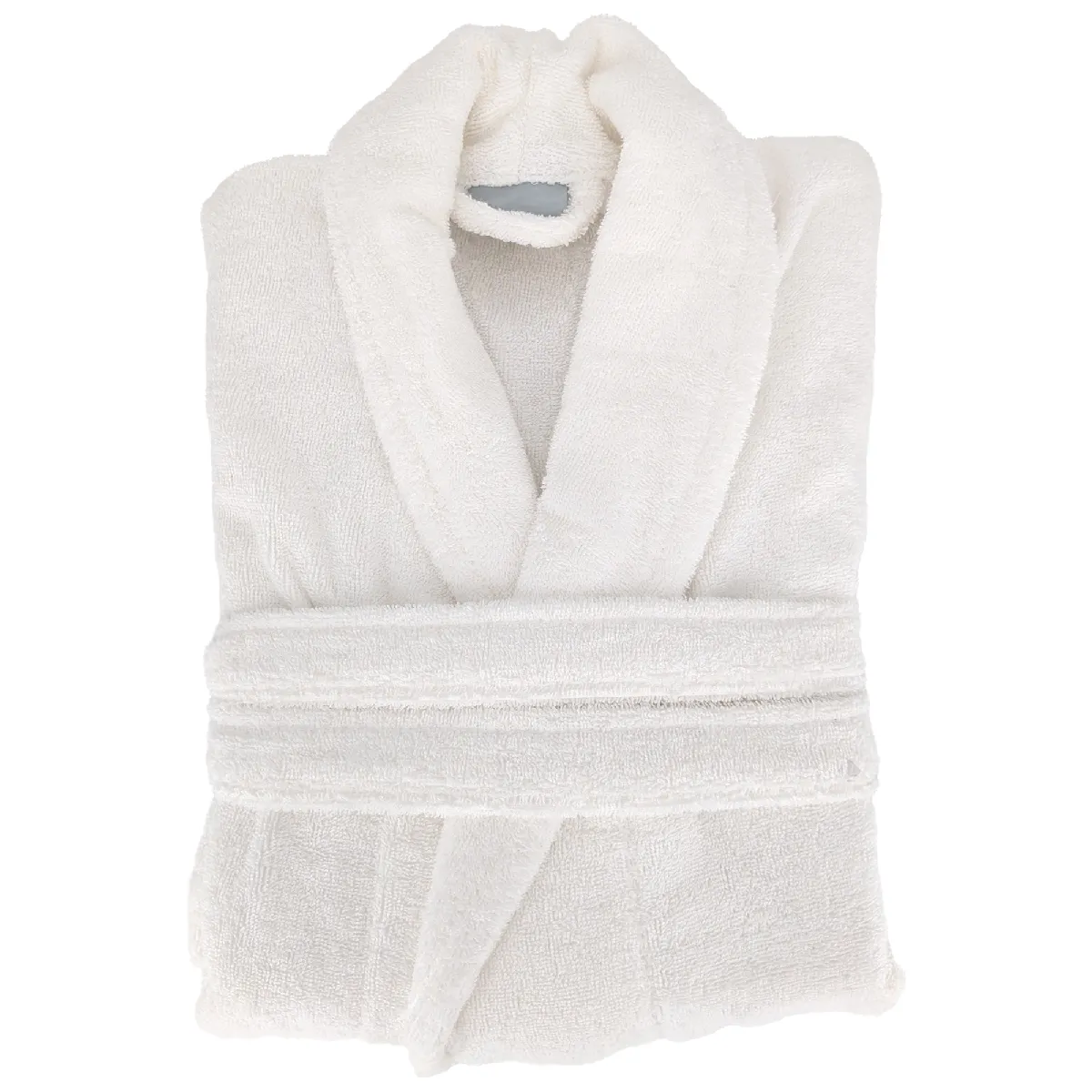 Peignoir Col Châle Naia Éponge Coton Taille Xl Blanc