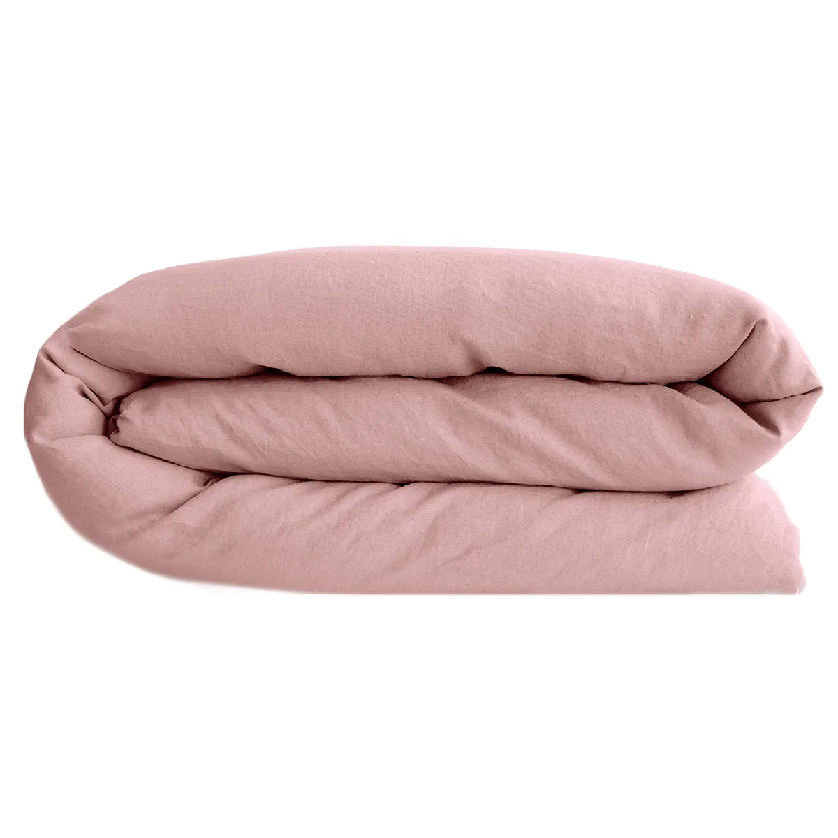 Housse De Couette Lin Et Coton 280x240 Cm Collection Opera Rose