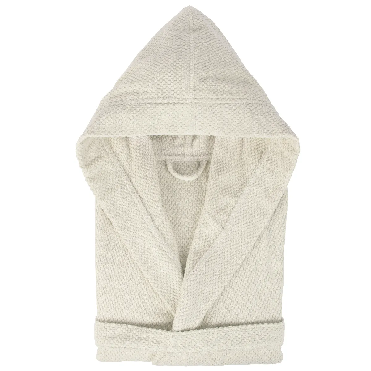 Peignoir À Capuche Adulte Dune Coton L Beige
