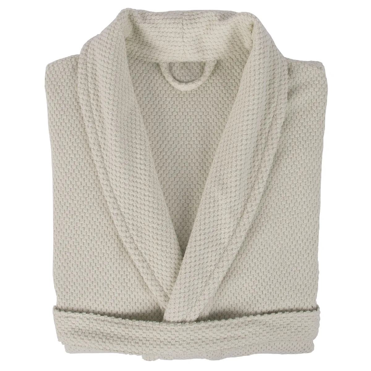 Peignoir Col Châle Adulte Dune Coton L Beige